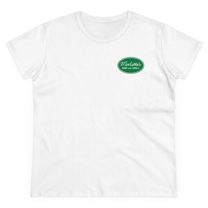 Women's Gildan Heavy Weight Tee, Merlotte's Bar and Grill Waitress Shirt T-Shirt image 3