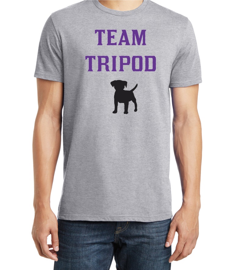 Men's Three Legged Dog Team Tripod TShirt Etsy