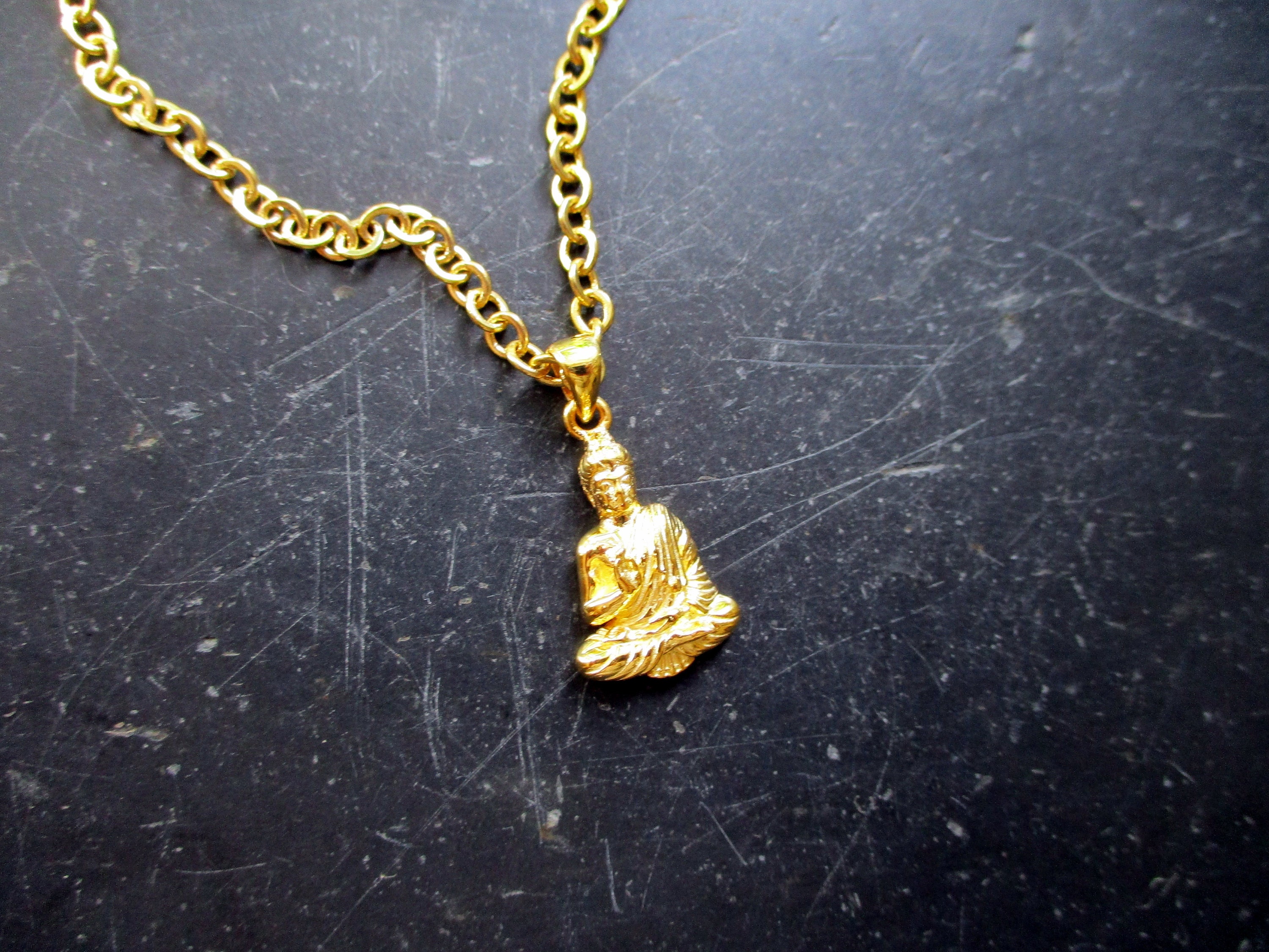 Premium Bling – Ciondolo Mini Buddha in argento Sterling 925