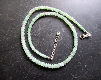 Chain, chrysoprase, light green, gradient, extension, jewellery. Women