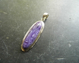 Pendant, Chariot, Silver, Purple, Sterling Silver, Jewelry, New Age, Unisex