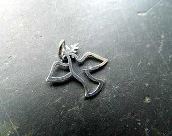 pendant, dove, dove of peace, silver, protection, small, children, jewelry