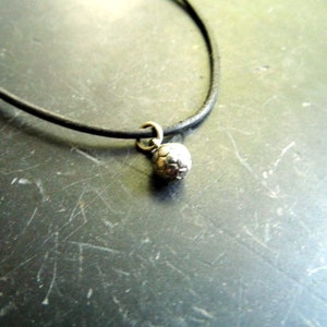 Pendant, Chain, Leather Cord, Sterling Silver, Fan, Football, Jewelry, Unisex