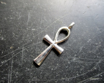Pendant, Ankh, Sterling silver, Silver, Cross, Ankh, Egypt, Protection, Healing