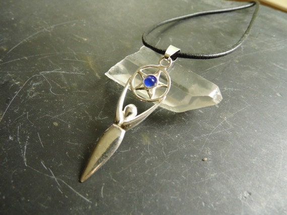 Gaia, Goddess, Earth Mother, Pentagram, Protection, Blue