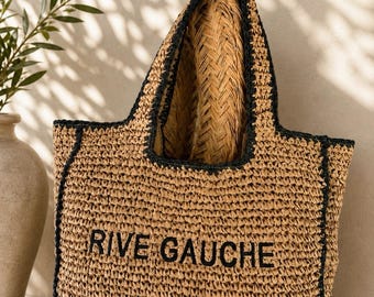 Strandtasche am linken Seineufer
