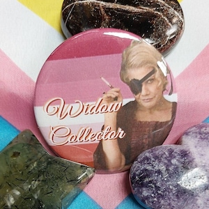 Lesbische Evelyn Higgins Pride Button