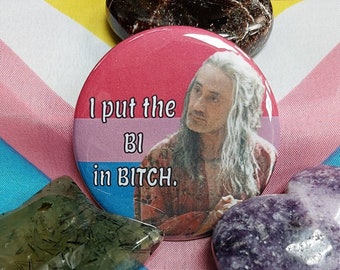 Bi Edward Teach Pride Button