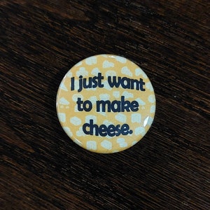 Set of Two Cheese Boy Jim Buttons image 5