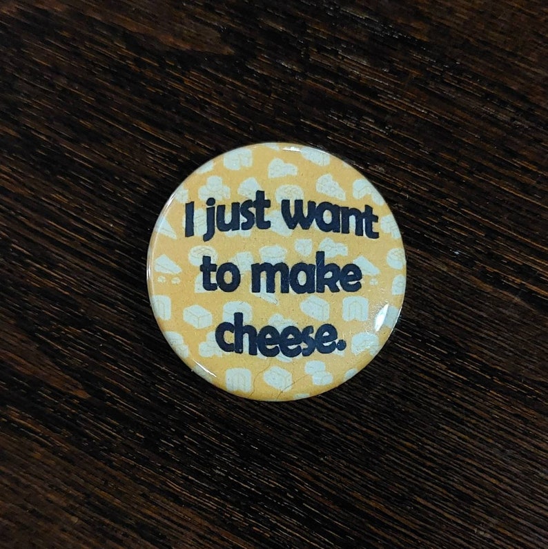 Set of Two Cheese Boy Jim Buttons image 5