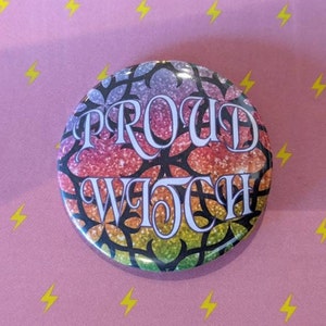 Proud Witch Button