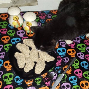 Crochet Catnip Pierogi Kitty Toy