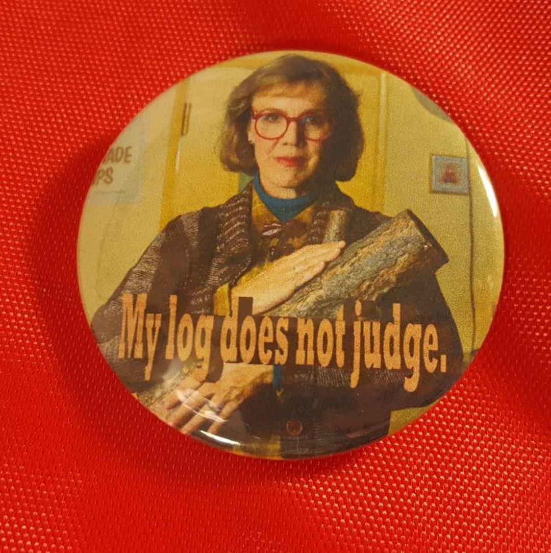 Log Lady Button - Etsy