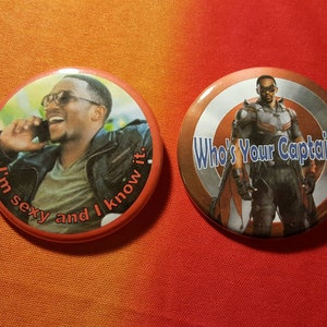 Set di 2 pulsanti Sam Wilson