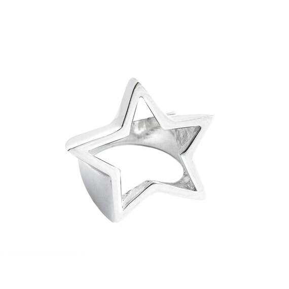 STAR handmade sterling silver ring | Etsy