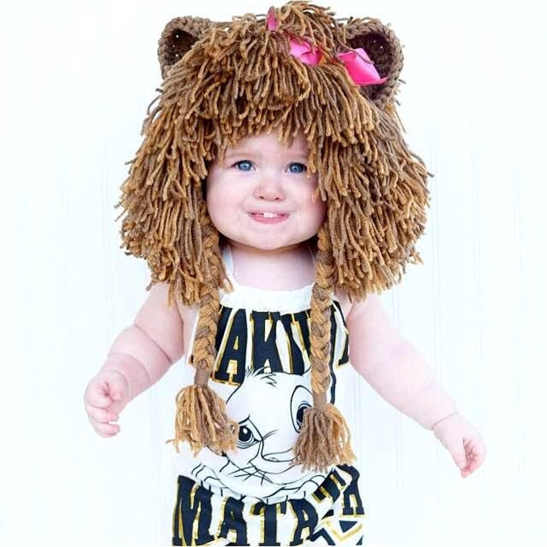 Lion Wig Halloween Costume Lion Hats Costumes for Kids Etsy