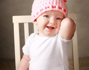 Baby Hats Bunny Hats Rabbit Hat Easter Photo Props Pink Bunny Ears Hat