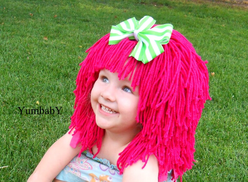 Halloween Costumes for Kids Hot Pink Wig Pageant Costume Etsy