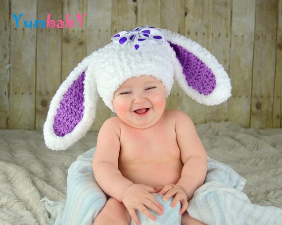 Size FULL QHP Easter bunny ears hat 