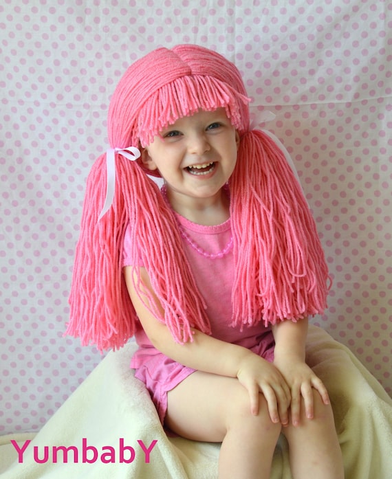 Lalaloopsy Jewel Sparkles Pink Wig Dress-Up Accessory Child Girl Toy Wig Ages 3+