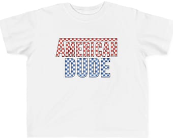 幼児用Tシャツ｜7月4日｜アメリカン・デュードTシャツ