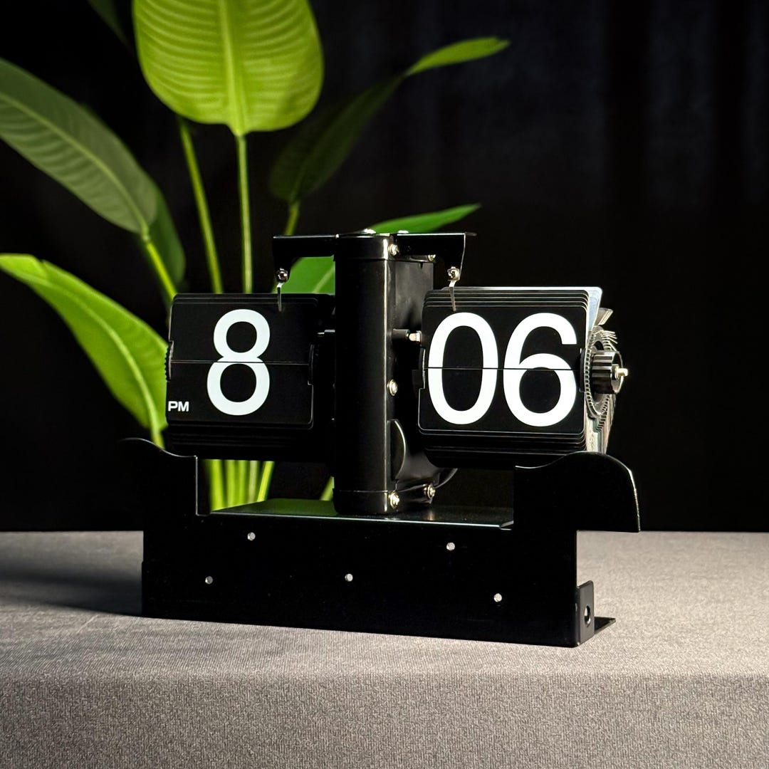 2000s Flip Clock, Minimalist Home-office-desk Clock - Etsy Australia