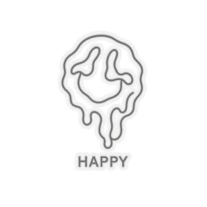 Warpy Happy Face Aufkleber, Neo-Pop Art, Urban Streetwear, kreatives Geschenk Bild 19