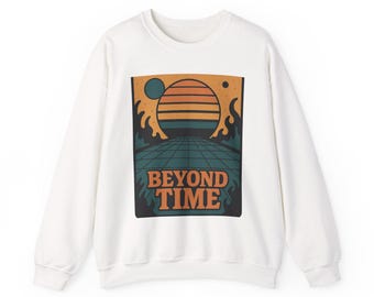 Retro Comic Monster Sweatshirt, Vintage Horror Kunst, Creature Feature Bekleidung