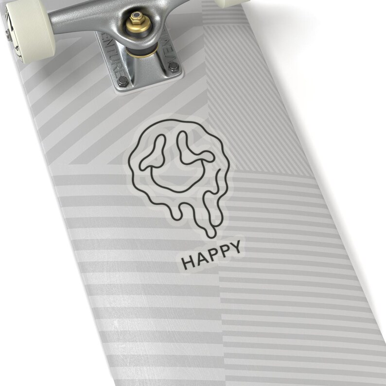 Warpy Happy Face Aufkleber, Neo-Pop Art, Urban Streetwear, kreatives Geschenk Bild 20