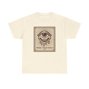 Neo Pop Maskottchen T-Shirt, Verzerrtes Grinsen Shirt, Vintage Cartoon Vibe, surreales Kunst Kleid Bild 7