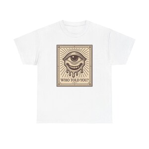 Neo Pop Maskottchen T-Shirt, Verzerrtes Grinsen Shirt, Vintage Cartoon Vibe, surreales Kunst Kleid Bild 1