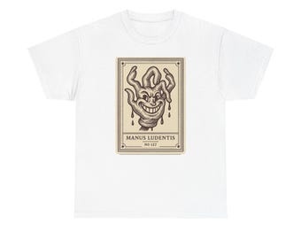 Vintage Cartoon T-Shirt, Verzerrtes Grinsen Shirt, Neo Pop Maskottchen Top, Geburtstagsgeschenk für Ihn, fast Erwachsene Co