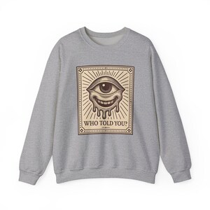 Neo Pop Maskottchen Sweatshirt, Verzogenes Grinsen Shirt, Kapuzenpullover mit tropfendem Gesicht, Geschenk für Kunstliebhaber, fast für Erwachsene Co Bild 4