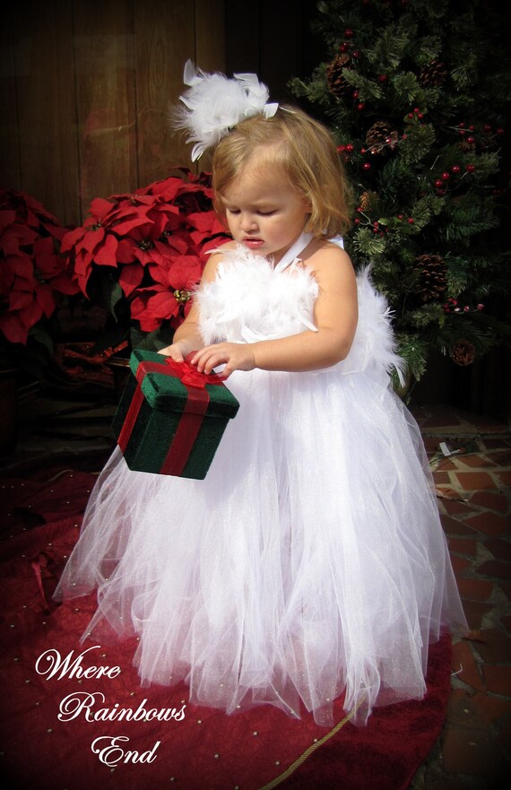 winter wonderland flower girl dresses