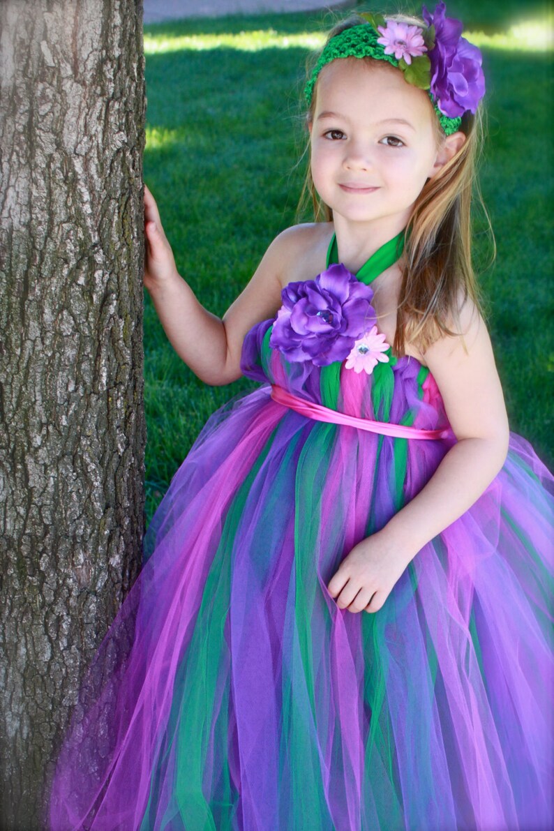 woodland fairy prom dress