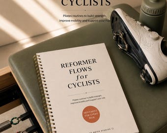 Reformer Pilates Class Plans for Cyclists, 5 Flow Bundle, Instructor Lesson Plans, Cycling Cross Training, Reformer Workout PDF