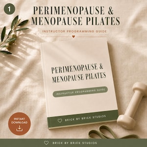 Perimenopause Menopause Pilates Instructor Programming Guide (Digital Download)