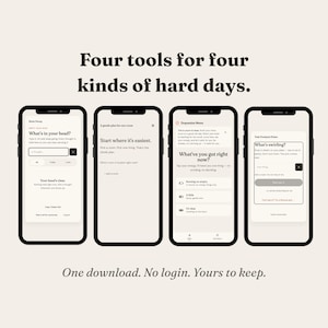 ADHD Toolkit Bundle | 4 Interactive Digital Planners for Executive Function | Task Paralysis, Brain Dump, Cleaning & Dopamine Menu Tools