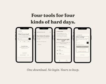 ADHS Toolkit Bündel | 4 Interaktive Digitale Planer für Exekutivfunktion | Aufgabe Lähmung, Brain Dump, Reinigung & Dopamin Menü-Tools