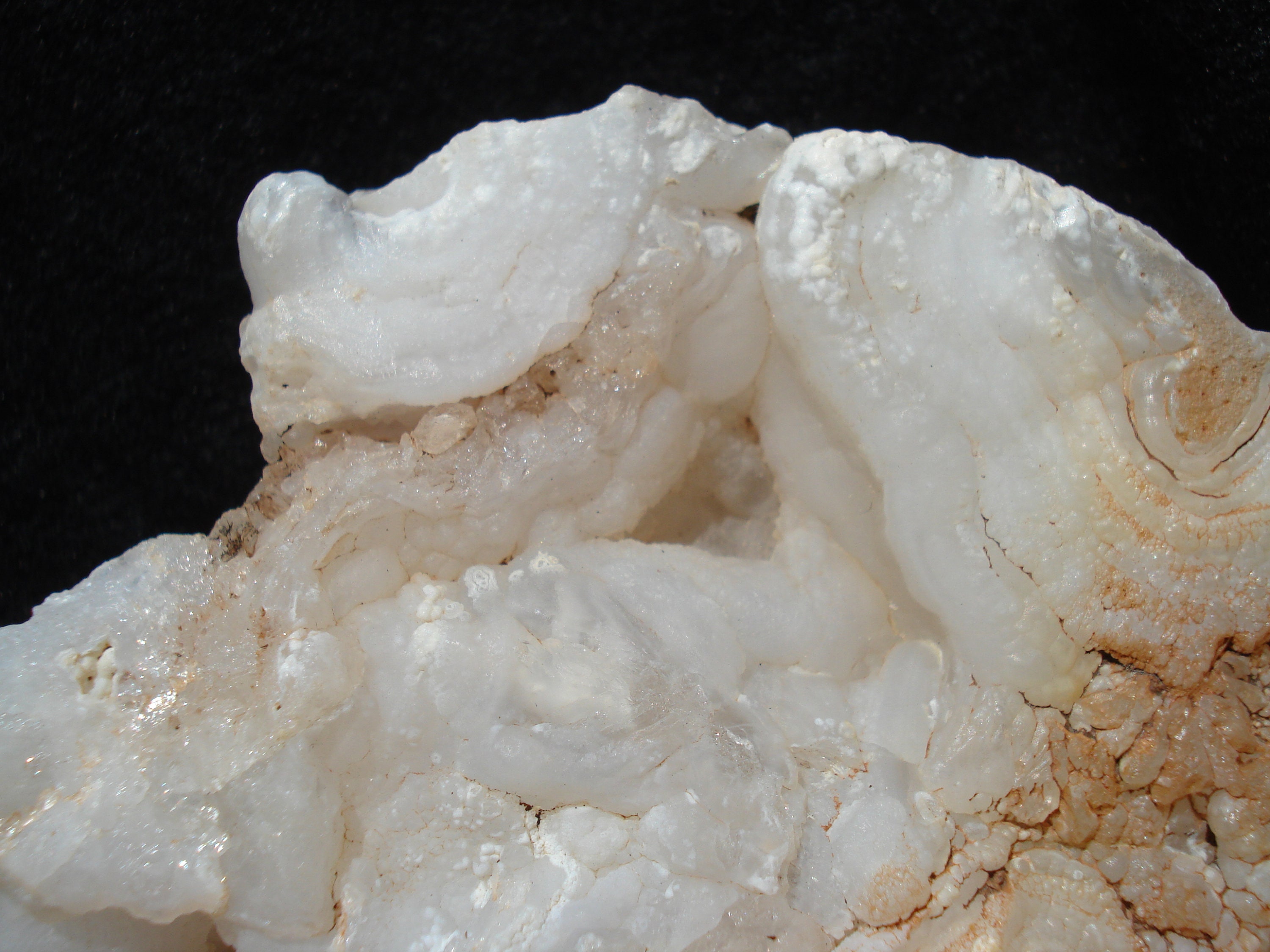 White Botryoidal Chalcedony Stone with Crystals, Raw Arizona Gemstone ...