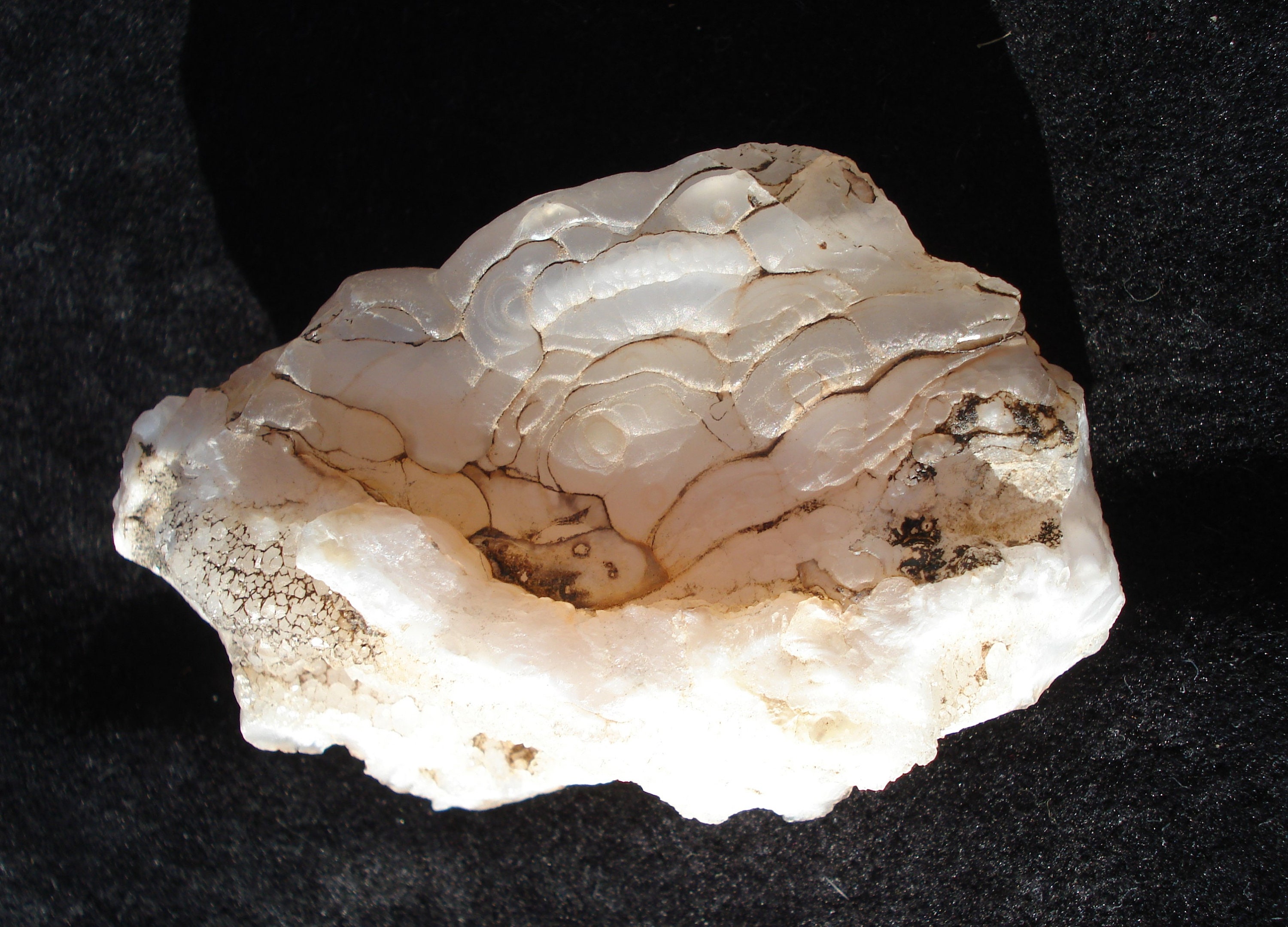 White Botryoidal Chalcedony Stone With Crystals Raw Arizona - Etsy