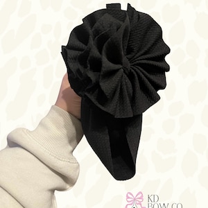 Shredded Headwrap Bow Newborn Baby Toddler Hair Accessory