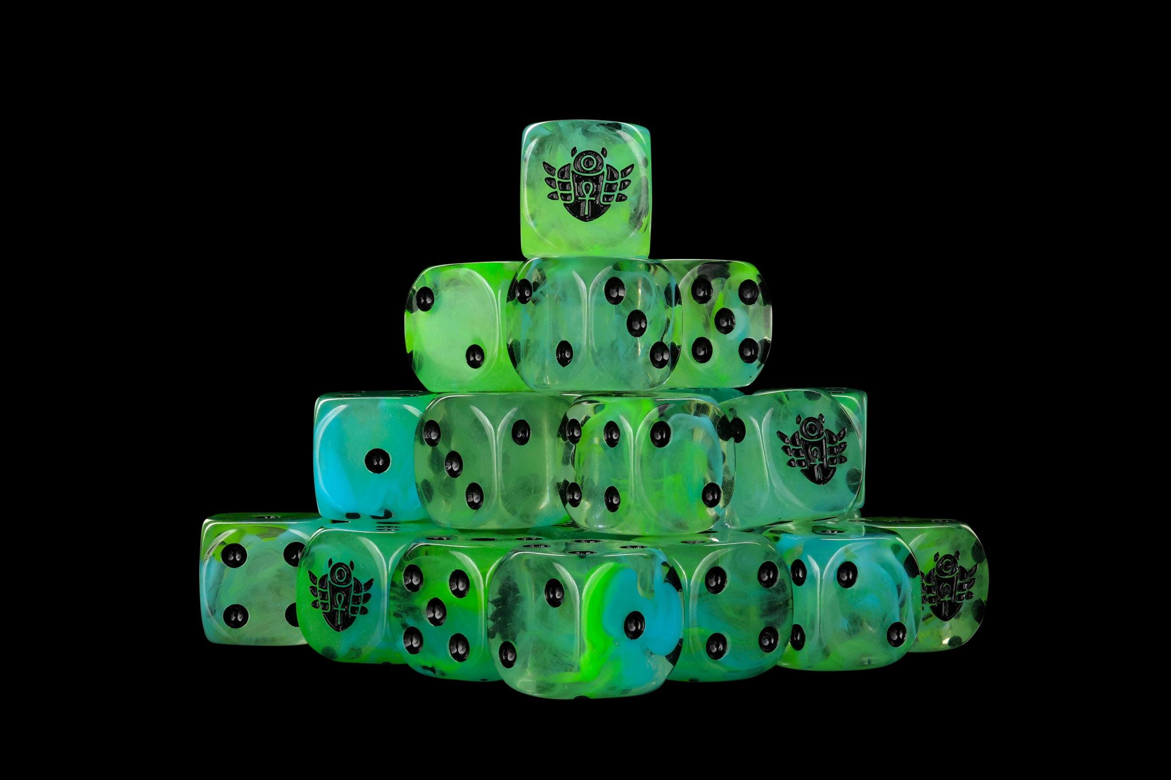 dice オブジェ Day of the Dead Dice - Scarab | Tabletop Wargaming Premium Dice