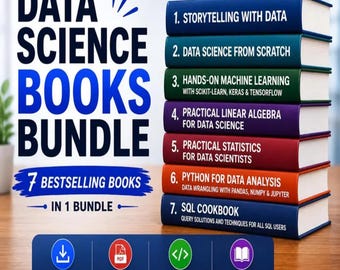 Data-Science-Bücherpaket: Python, ML, SQL, Statistik (PDF-Download)