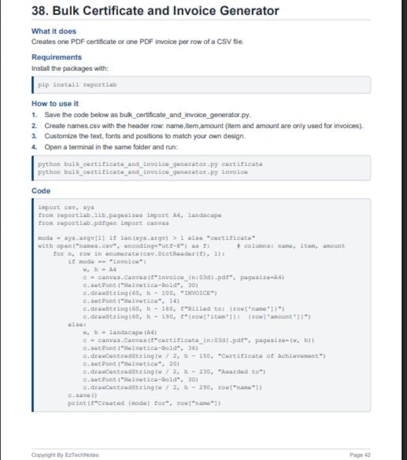60+ e-bok för automatiseringsskript i Python | Programmeringsguide för Python | Körklara kodprojekt | Nybörjarvänlig digital nedladdning i PDF-format bild 7
