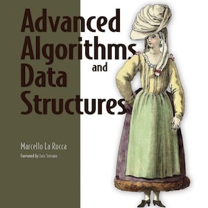 Algoritmi avanzati e strutture dati - Ebook in PDF di 1310 pagine - Guida allo studio di informatica, download digitale con copertina raffigurante un personaggio storico.