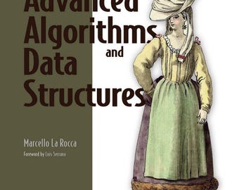 Advanced Algorithms and Data Structures PDF Ebook 1310 Pages Computer Science Study Guide, Digital Download with Historical Figure Cover Art