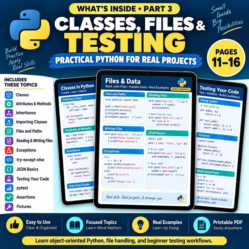 Python Cheat Sheet | Matplotlib Cheat Sheet PDF | Django Cheat Sheet | Python Notes | Coding Reference | Programming PDF | Developer Guide bild 5