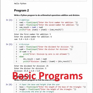 140+ Python Programs: Basic to Advanced Coding Interview Prep (PDF) 画像 2