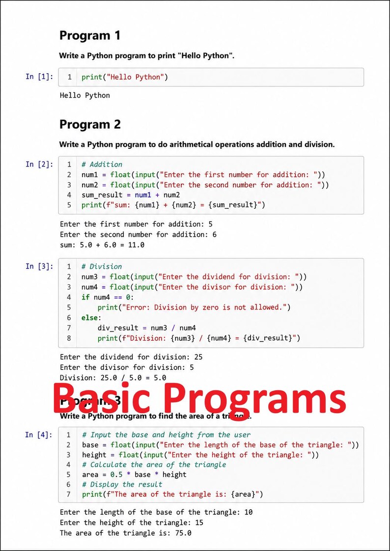 140+ Python Programs: Basic to Advanced Coding Interview Prep (PDF) 画像 2